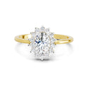 0.97 Ct Oval 14K Yellow Gold