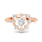 0.44 Carat Solitaire Lab Grown Diamond Ring In 14K Gold