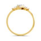 0.44 Carat Solitaire Lab Grown Diamond Ring In 14K Gold