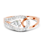 0.37 Carat Solitaire Lab Grown Diamond Ring In 14K Gold