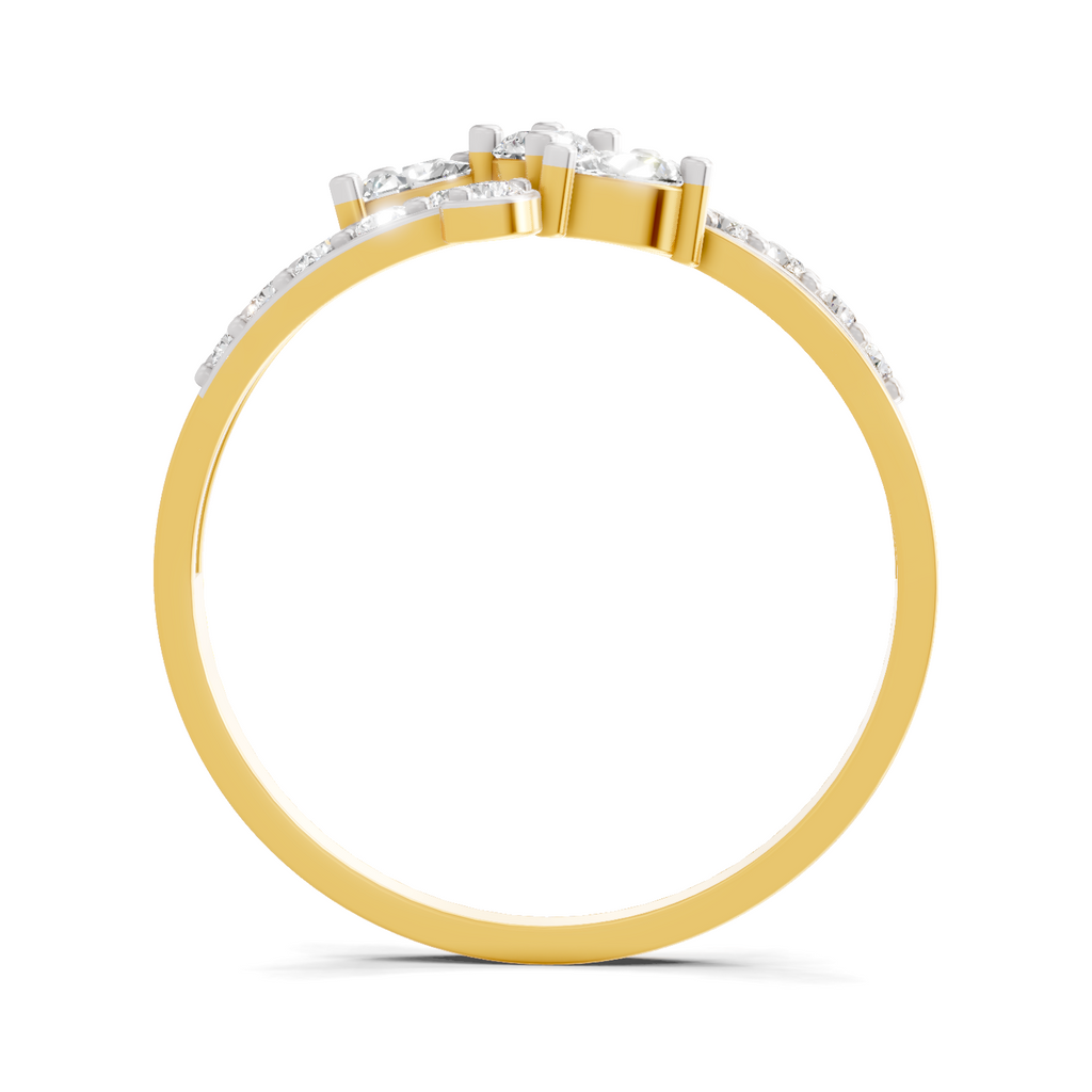0.47 Carat Solitaire Lab Grown Diamond Ring In 14K Gold