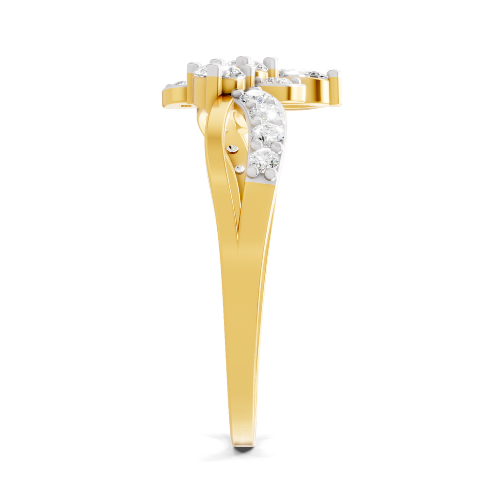 0.47 Carat Solitaire Lab Grown Diamond Ring In 14K Gold