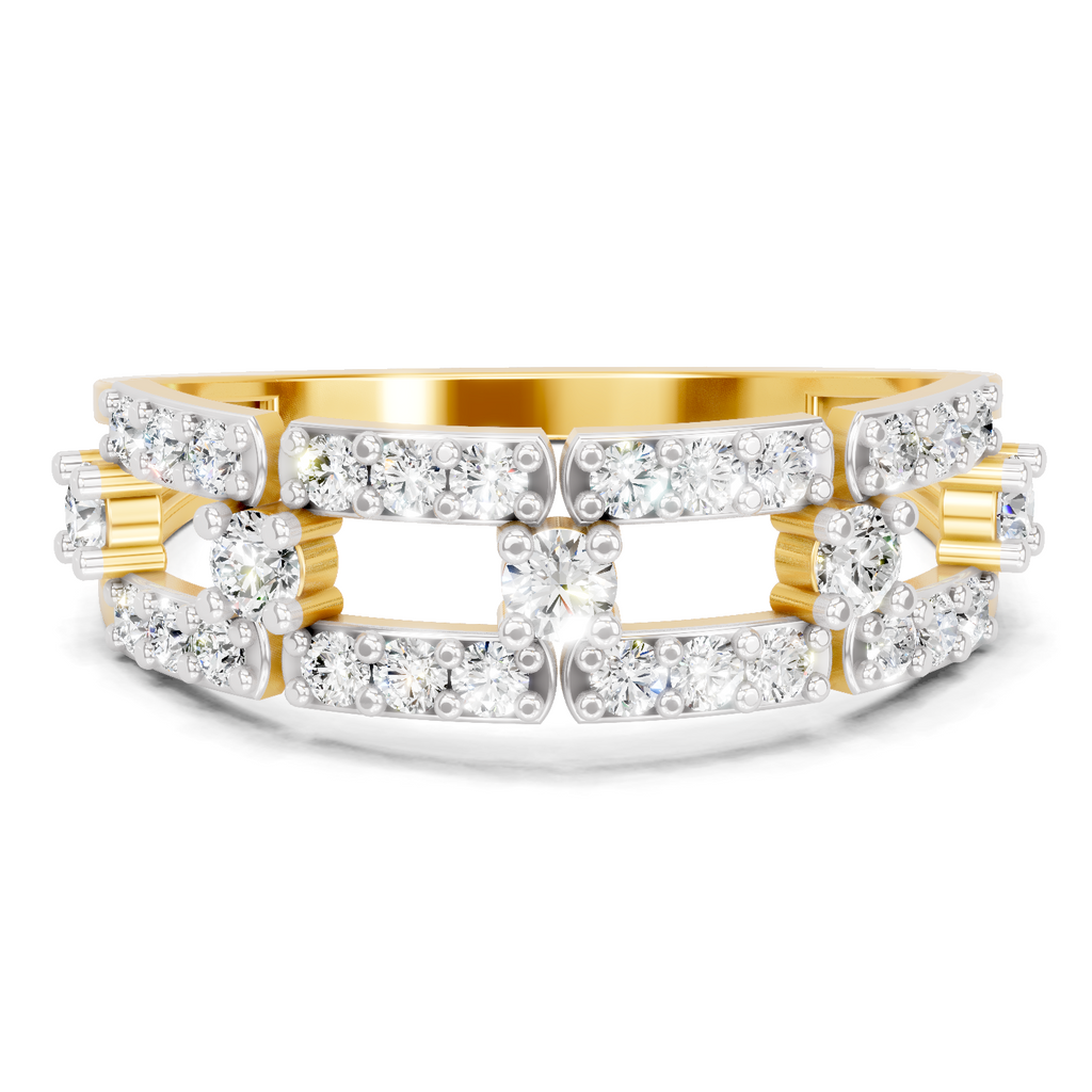 0.46 Carat Solitaire Lab Grown Diamond Ring In 14K Gold