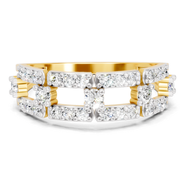 0.46 Carat Solitaire Lab Grown Diamond Ring In 14K Gold