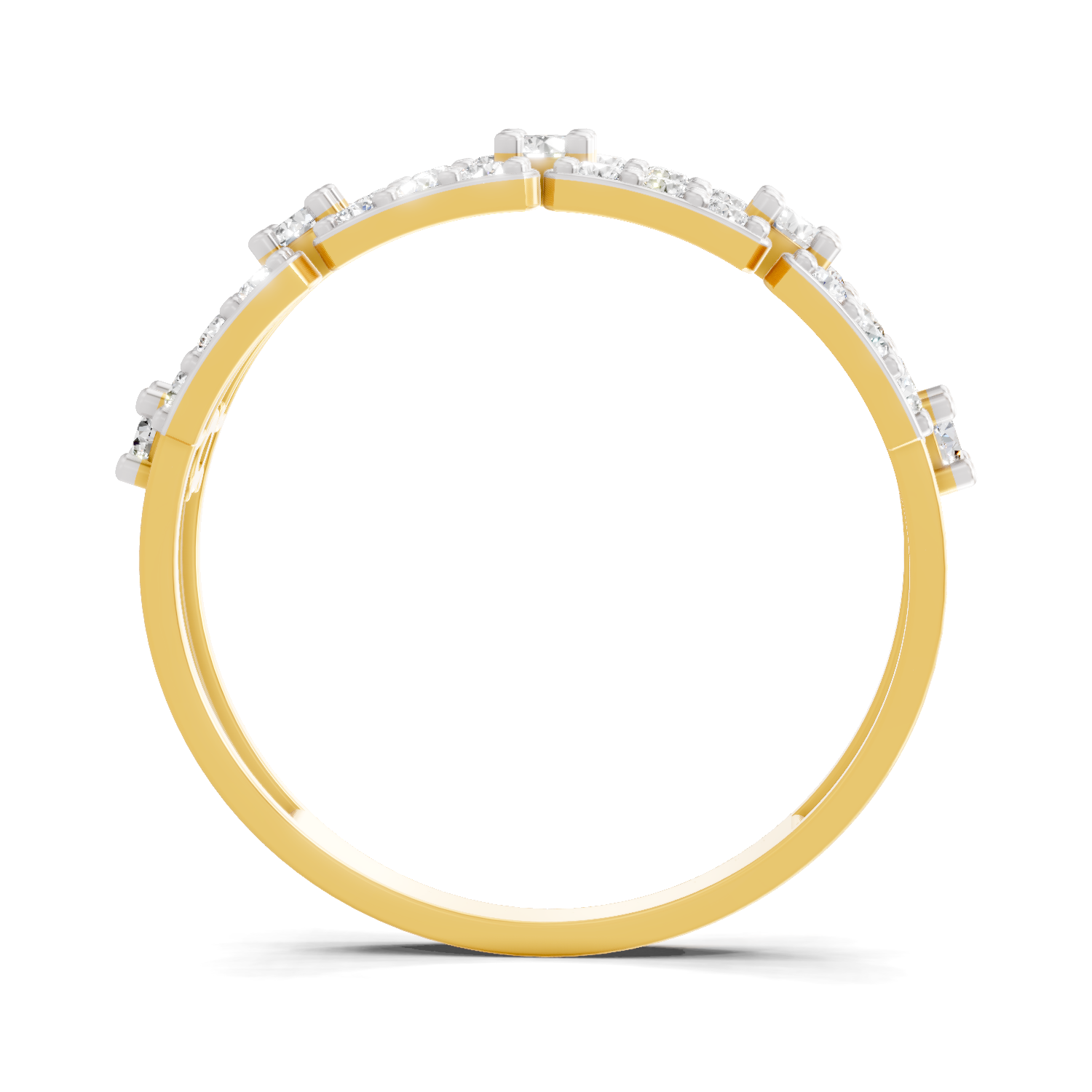 0.46 Carat Solitaire Lab Grown Diamond Ring In 14K Gold