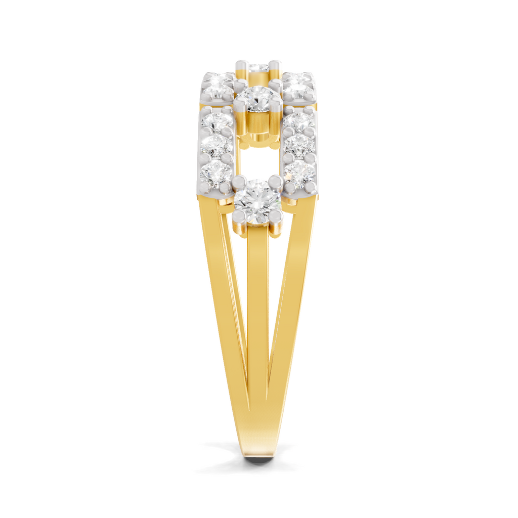 0.46 Carat Solitaire Lab Grown Diamond Ring In 14K Gold