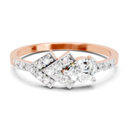 0.46 Carat Solitaire Lab Grown Diamond Ring In 14K Gold