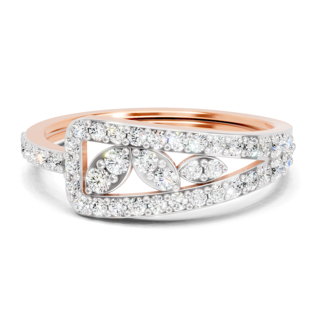 0.49 Carat Solitaire Lab Grown Diamond Ring In 14K Gold
