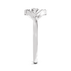 Sparkles Lab Grown Diamond 0.12 Gilded Willow Ring| 14K White Gold