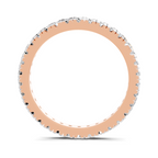 Sparkles Lab Grown Diamond 0.04 Celestia Band Ring| 14K Rose Gold