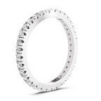 Sparkles Lab Grown Diamond 0.04 Celestia Band Ring| 14K White Gold