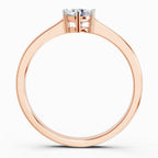 0.5 Ct Round Solitaire Ring | 14K Yellow Gold