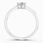 0.5 Ct Round Solitaire Ring | 14K Yellow Gold