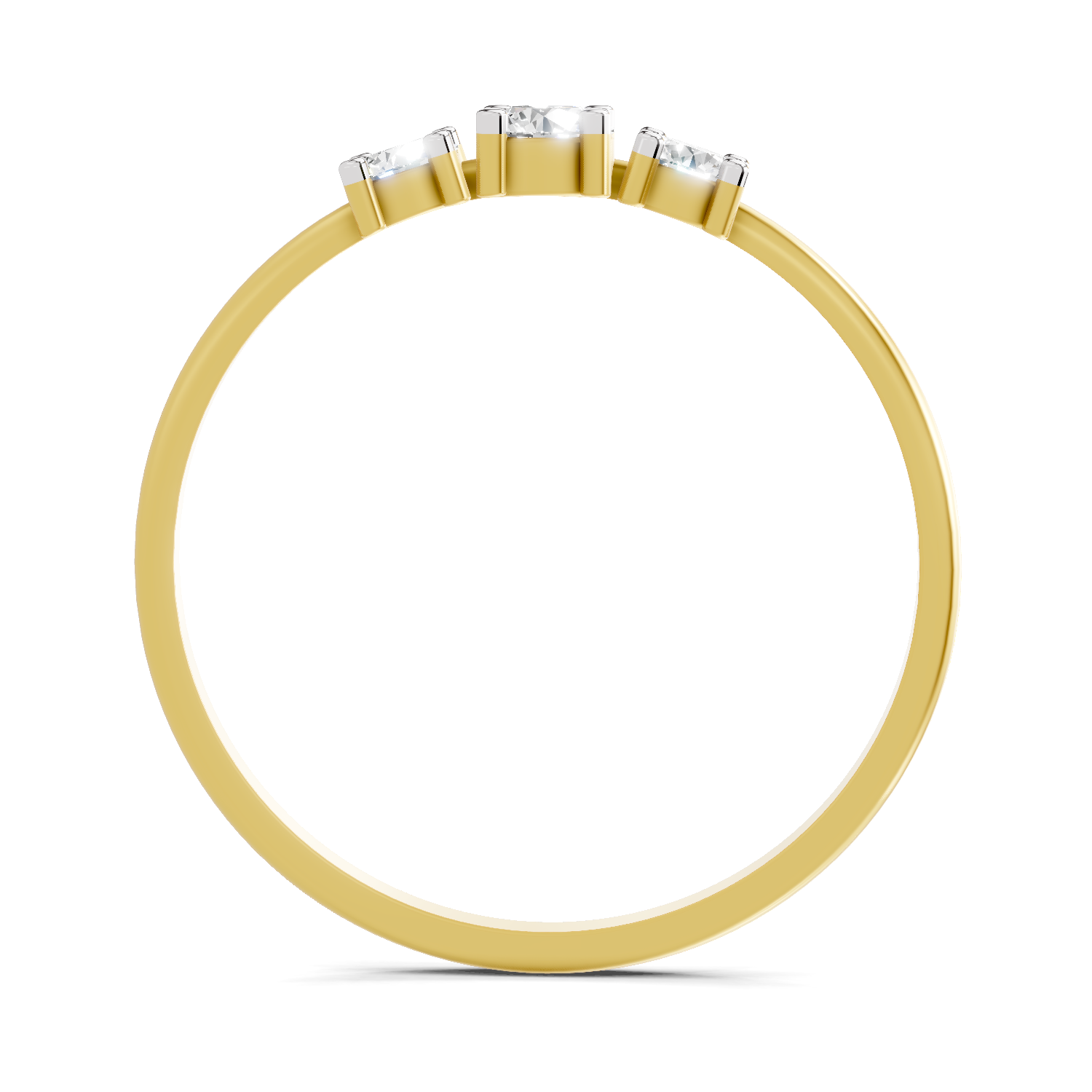 0.24 Carat Solitaire Lab Grown Diamond Ring In 14K Gold
