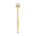 0.24 Carat Solitaire Lab Grown Diamond Ring In 14K Gold