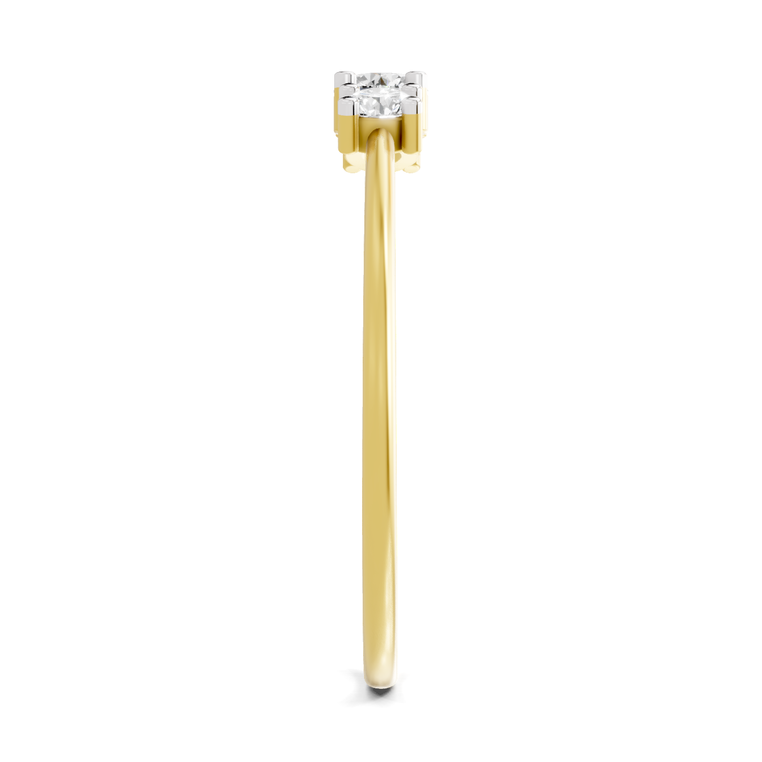 0.24 Carat Solitaire Lab Grown Diamond Ring In 14K Gold