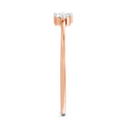 Sparkles Lab Grown Diamond 0.24 Carat 3 Stone Ring| 14K Rose Gold