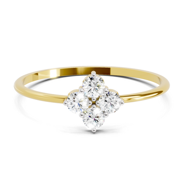 Sparkles Lab Grown Diamond 0.24 Carat Diamond Engagement Ring | 14K Yellow Gold