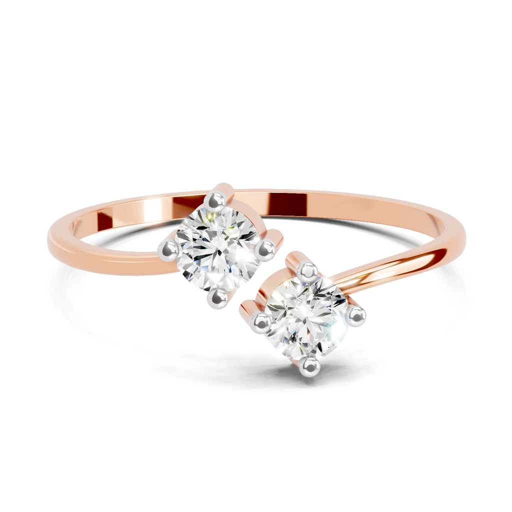 0.29 Carat Solitaire Lab Grown Diamond Ring In 14K Gold