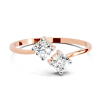 0.29 Carat Solitaire Lab Grown Diamond Ring In 14K Gold
