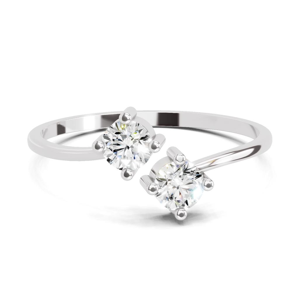 0.29 Carat Solitaire Lab Grown Diamond Ring In 14K Gold