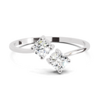 0.29 Carat Solitaire Lab Grown Diamond Ring In 14K Gold