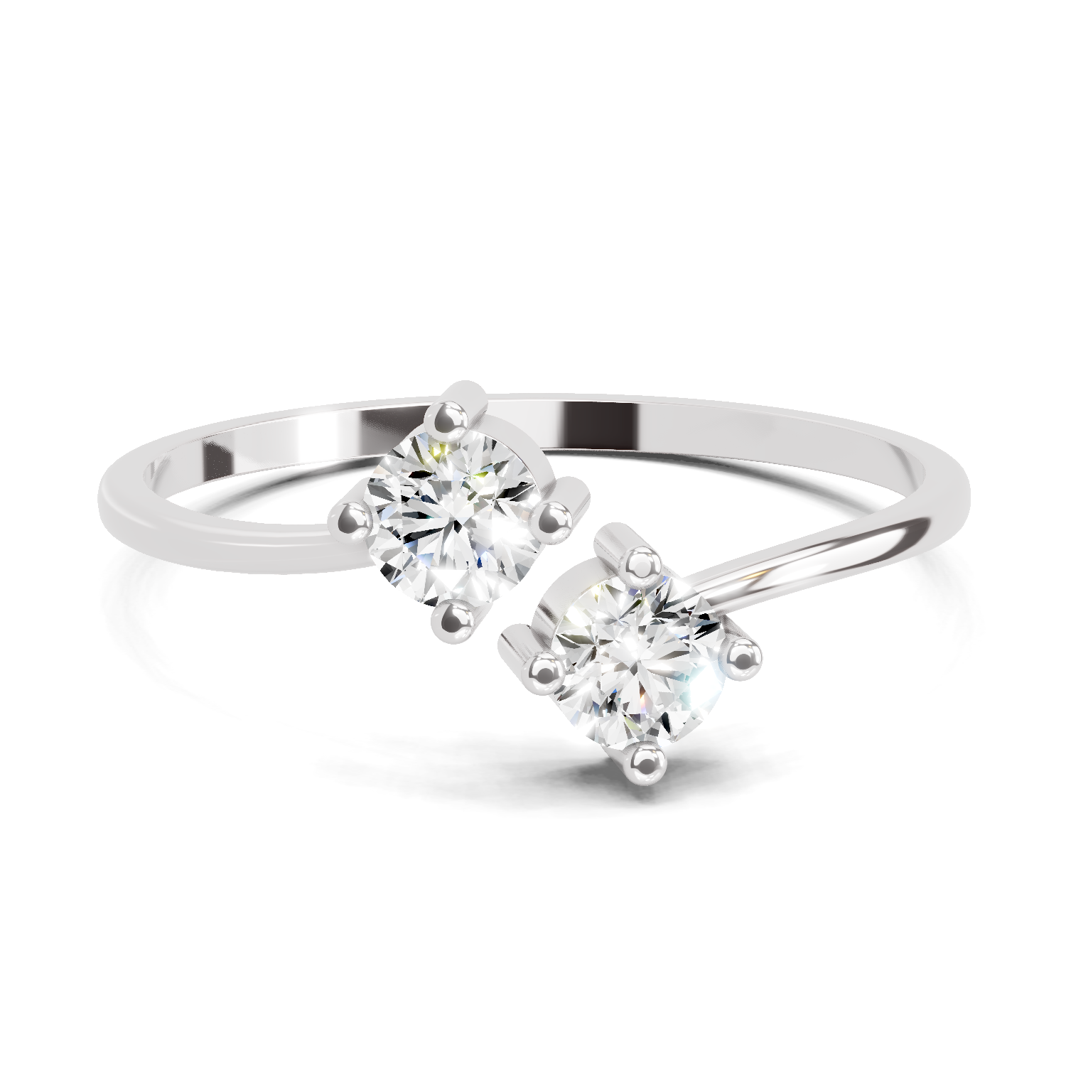 0.29 Carat Solitaire Lab Grown Diamond Ring In 14K Gold
