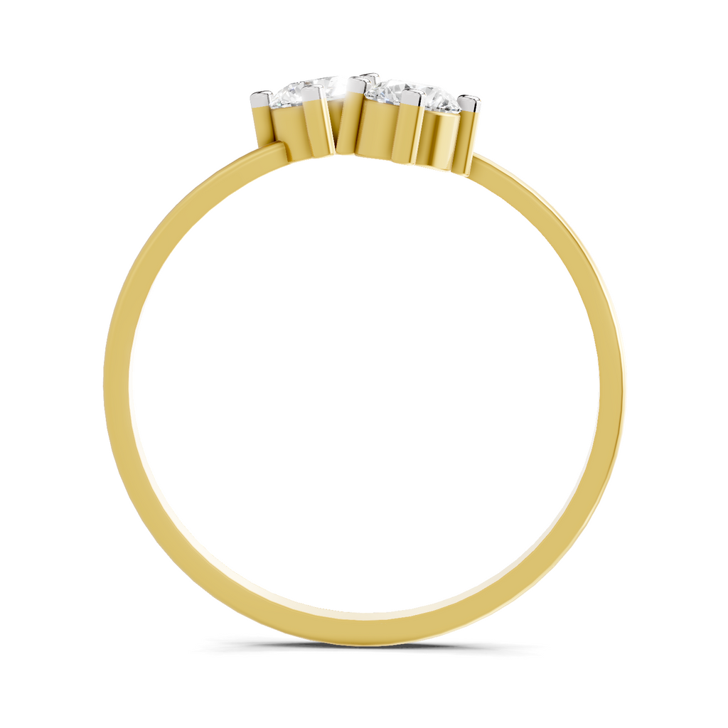 0.29 Carat Solitaire Lab Grown Diamond Ring In 14K Gold