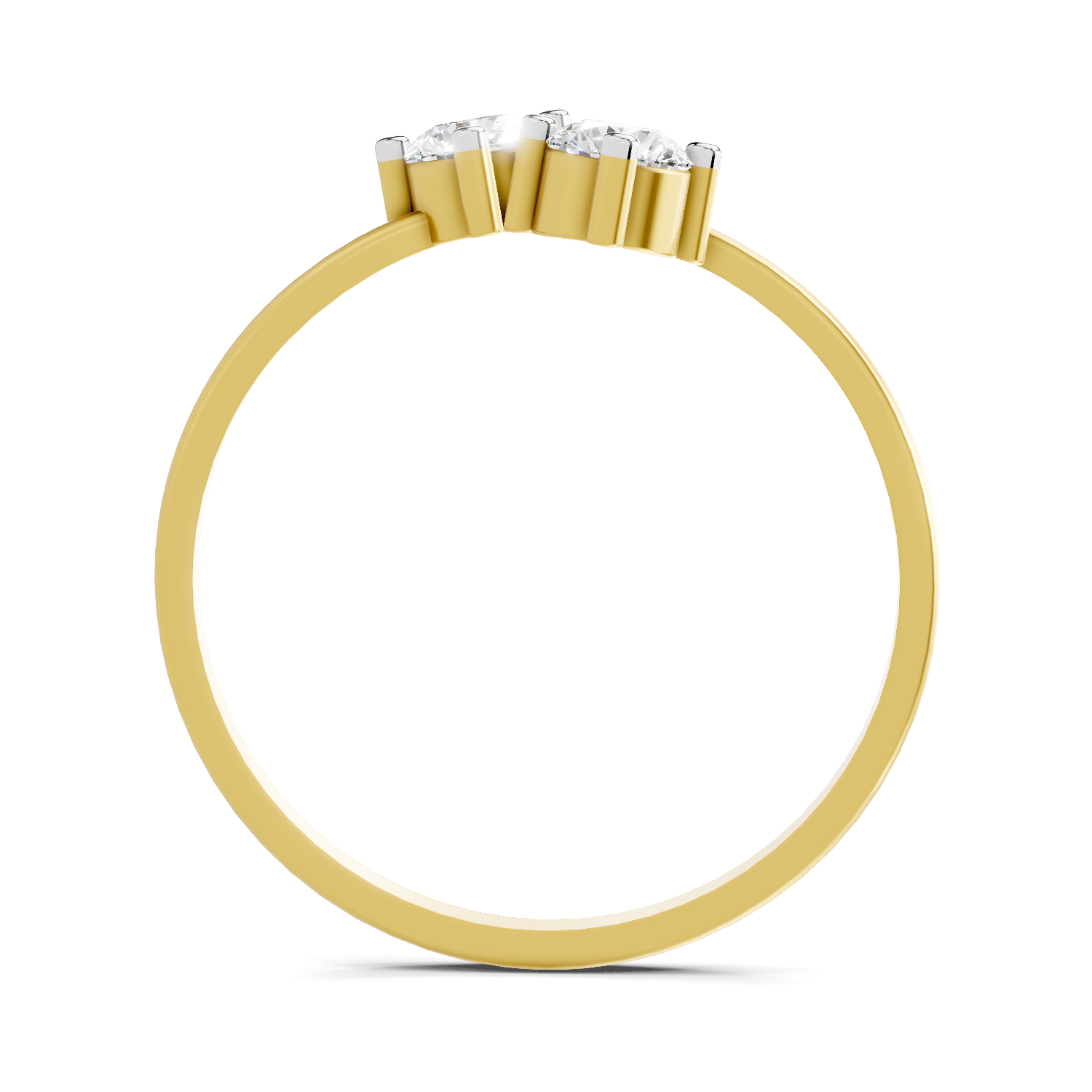0.29 Carat Solitaire Lab Grown Diamond Ring In 14K Gold