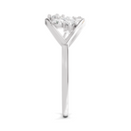 Sparkles Lab Grown Diamond 0.3 Leaf Whisper Ring| 14K White Gold