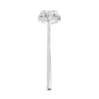 Sparkles Lab Grown Diamond 0.23 Carat Cluster Diamond Ring| 14K White Gold