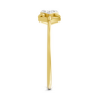 Sparkles Lab Grown Diamond 0.23 Carat Cluster Diamond Ring| 14K Yellow Gold