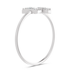 Sparkles Lab Grown Diamond 0.17 Carat Parallel Grace Ring| 14K White Gold