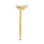 Sparkles Lab Grown Diamond 0.31 Carat Floral Grace Ring| 14K Yellow Gold
