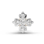 0.03 Carat Lab Grown Diamond Floral Cluster Diamond Nosepin | 14K Rose Gold (Screw)