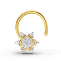 0.05 Carat Round Shape Diamond Nose Pin | 14K Yellow Gold