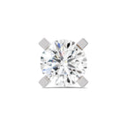 0.50 Carat Round Shape Solitaire Diamond Nose Pin | 14K Yellow Gold -Screw