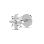 Floral Nosepin 0.06 Ct | 14Kt Yellow Gold