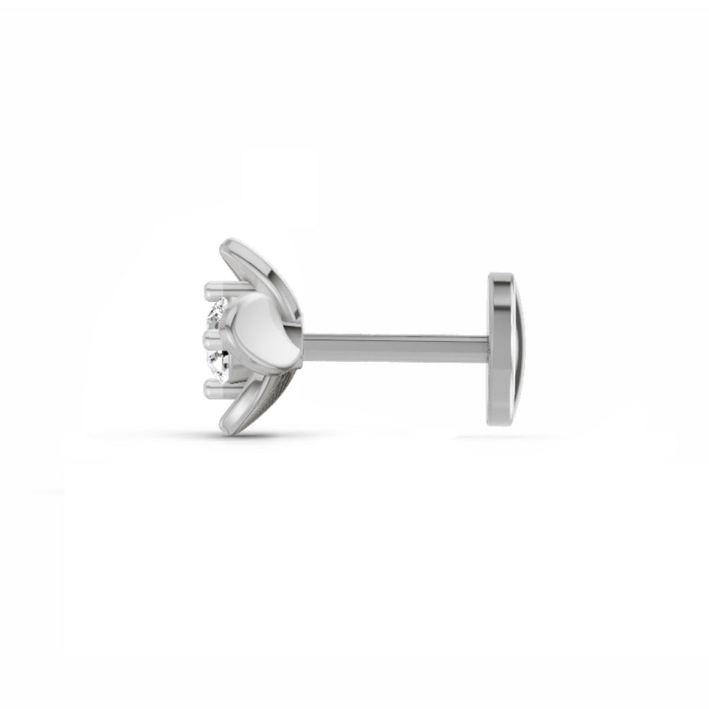 Solitaire Nosepin 0.13 Ct | 14Kt Yellow Gold
