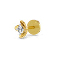 Solitaire Nosepin 0.13 Ct | 14Kt Yellow Gold