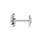 Floral Nosepin 0.11 Ct | 14Kt Yellow Gold
