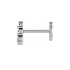 3 Stone Nosepin 0.06 Ct | 14Kt Yellow Gold