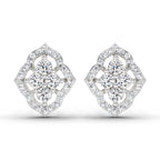 0.45 Ct Round Fashion Earrings | 14K Rose Gold