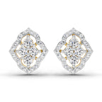 0.45 Ct Round Fashion Earrings | 14K Rose Gold