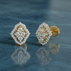 0.45 Ct Round Fashion Earrings | 14K Rose Gold