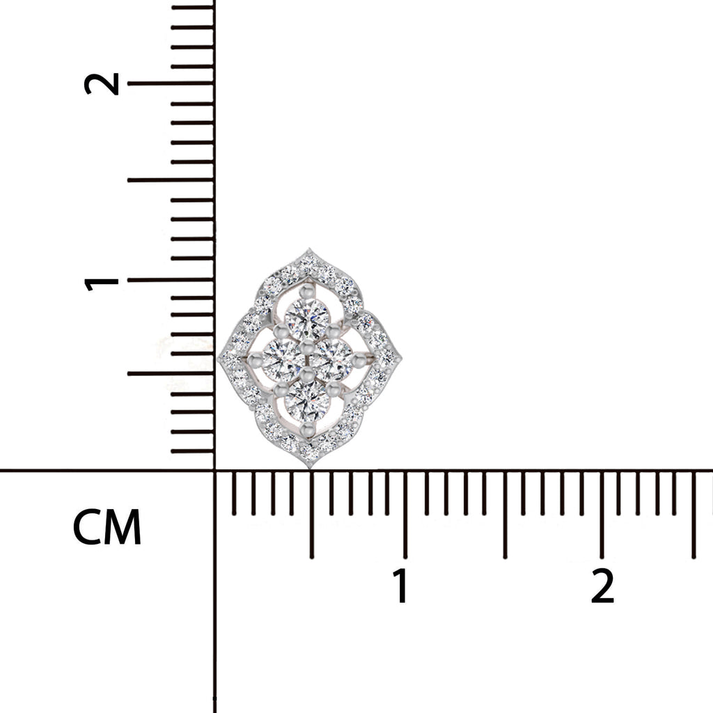 0.45 Ct Round Fashion Earrings | 14K Rose Gold
