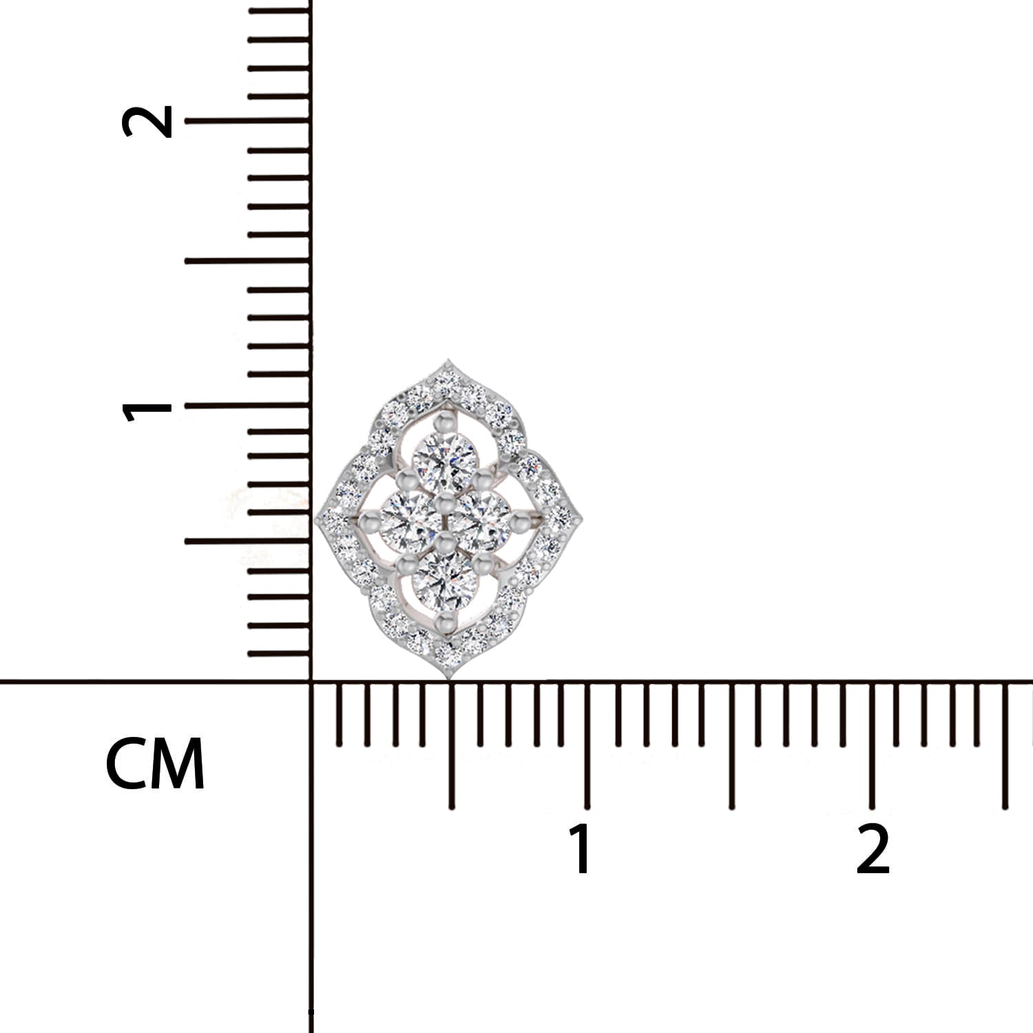 0.45 Ct Round Fashion Earrings | 14K Rose Gold