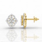 0.45 Ct Round Fashion Earrings | 14K Rose Gold