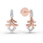 0.10 CtRound Shape Earrings | 14K Yellow Gold  FG VS Quality Diamonds