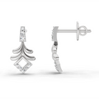 0.10 CtRound Shape Earrings | 14K Yellow Gold  FG VS Quality Diamonds